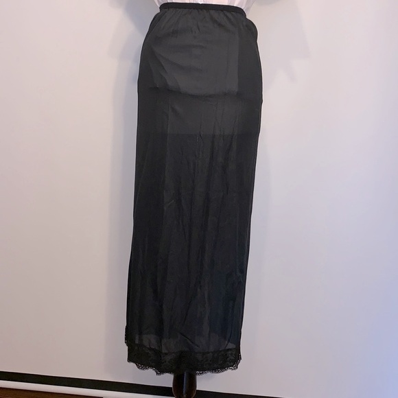 Pinehurst Black Maxi Half Slip Vintage - Picture 2 of 7